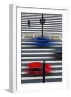 A Pedestrian Crossing on Paulista Avenue, Sao Paula.-Jon Hicks-Framed Photographic Print