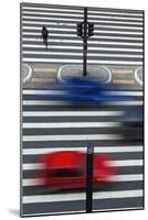 A Pedestrian Crossing on Paulista Avenue, Sao Paula.-Jon Hicks-Mounted Photographic Print