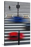 A Pedestrian Crossing on Paulista Avenue, Sao Paula.-Jon Hicks-Stretched Canvas