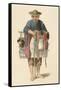 A Pedlar Plate 17 from "The Costume of China"-Major George Henry Mason-Framed Stretched Canvas