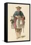 A Pedlar Plate 17 from "The Costume of China"-Major George Henry Mason-Framed Stretched Canvas