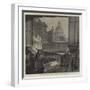 A Peep at St Paul's and The Times Office from Underground-null-Framed Giclee Print