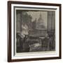 A Peep at St Paul's and The Times Office from Underground-null-Framed Giclee Print