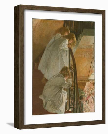 A Peep at the Ball-Mary L. Gow-Framed Giclee Print