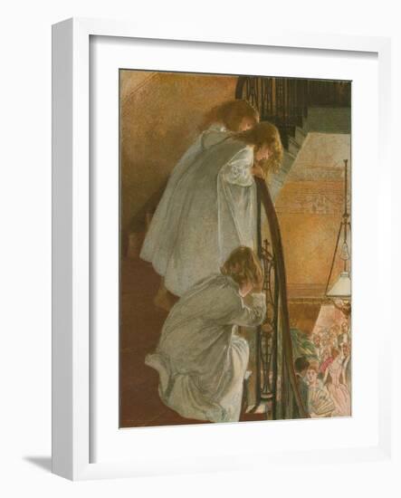 A Peep at the Ball-Mary L. Gow-Framed Giclee Print