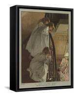 A Peep at the Ball-Mary L. Gow-Framed Stretched Canvas