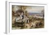 A Peep at the Hounds: 'Here They Come'-Myles Birket Foster-Framed Giclee Print