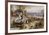 A Peep at the Hounds: 'Here They Come'-Myles Birket Foster-Framed Giclee Print