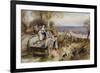 A Peep at the Hounds: 'Here They Come'-Myles Birket Foster-Framed Giclee Print