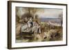 A Peep at the Hounds: 'Here They Come'-Myles Birket Foster-Framed Giclee Print