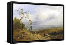 A Peep at the Metropolis from Hampstead Heath, 1841-James Baker Pyne-Framed Stretched Canvas