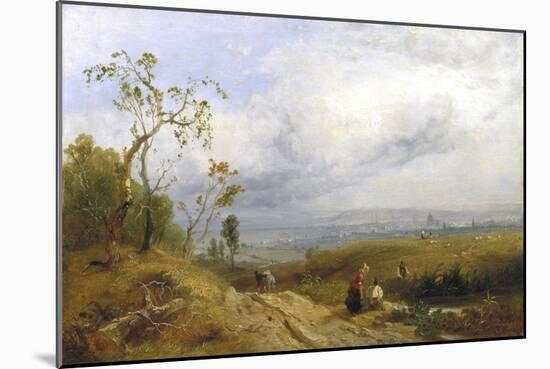 A Peep at the Metropolis from Hampstead Heath, 1841-James Baker Pyne-Mounted Giclee Print
