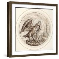 A Pelican in Her Piety, Early 17th Century-Crispin I De Passe-Framed Giclee Print