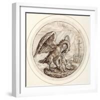 A Pelican in Her Piety, Early 17th Century-Crispin I De Passe-Framed Giclee Print