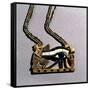 A pendant from the tomb of Tutankhamun in the form of a 'Wedjat eye'-Werner Forman-Framed Stretched Canvas