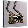 A pendant from the tomb of Tutankhamun in the form of a 'Wedjat eye'-Werner Forman-Stretched Canvas