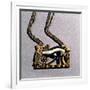 A pendant from the tomb of Tutankhamun in the form of a 'Wedjat eye'-Werner Forman-Framed Giclee Print