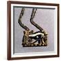 A pendant from the tomb of Tutankhamun in the form of a 'Wedjat eye'-Werner Forman-Framed Giclee Print