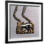 A pendant from the tomb of Tutankhamun in the form of a 'Wedjat eye'-Werner Forman-Framed Giclee Print