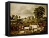 A Pennsylvania Country Fair-John Archibald Woodside-Framed Stretched Canvas