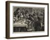 A Penny Dinner to Board-School Children-null-Framed Giclee Print