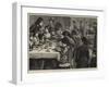 A Penny Dinner to Board-School Children-null-Framed Giclee Print