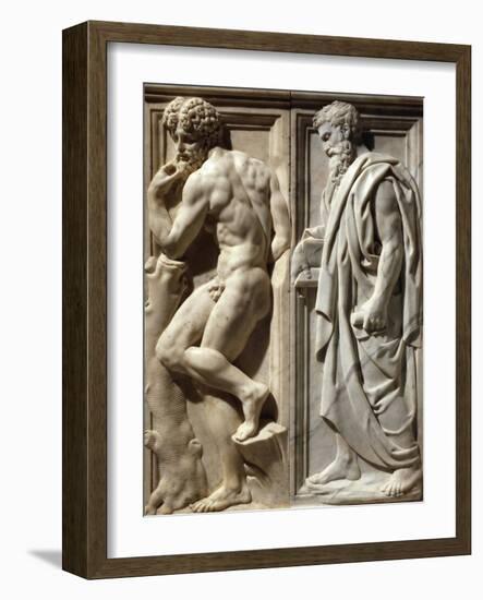 A Pensive Hero and a Prophet-Baccio Bandinelli-Framed Giclee Print