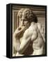 A Pensive Hero-Baccio Bandinelli-Framed Stretched Canvas