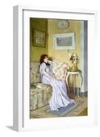 A Pensive Mood-Roger Jourdain-Framed Giclee Print