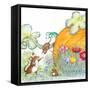 A Perfect House - Turtle-Marsha Winborn-Framed Stretched Canvas