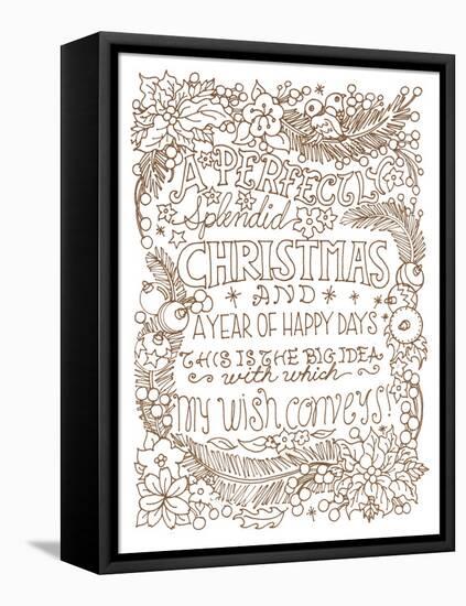 A Perfectly Slendid Christmas-Julie Goonan-Framed Stretched Canvas