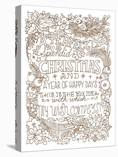 A Perfectly Slendid Christmas-Julie Goonan-Stretched Canvas