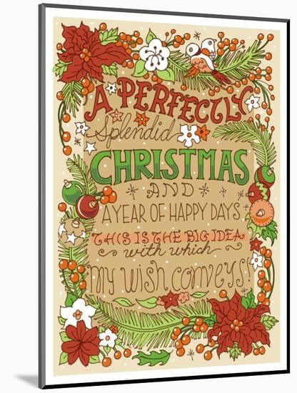 A Perfectly Splendid Christmas-color-Julie Goonan-Mounted Giclee Print