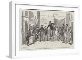 A Performance of the Adelphi of Terence by the Boys of Westminster School, the Epilogue-null-Framed Giclee Print