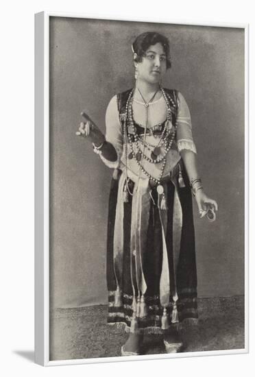 A Performer of the Danse Du Ventre-null-Framed Photographic Print