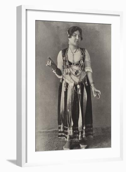 A Performer of the Danse Du Ventre-null-Framed Photographic Print