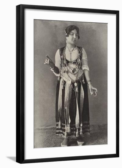 A Performer of the Danse Du Ventre-null-Framed Photographic Print