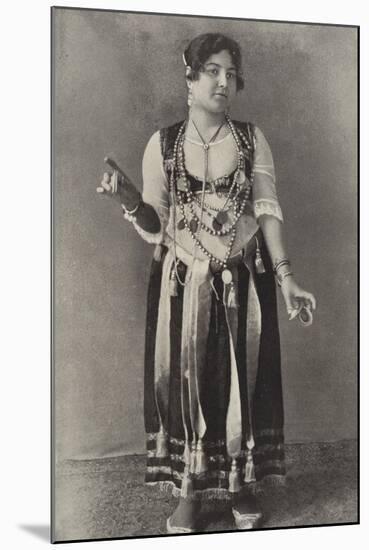 A Performer of the Danse Du Ventre-null-Mounted Photographic Print