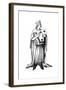 A Performer on the Psalterion, 14th Century-null-Framed Giclee Print