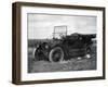 A Period Automobile Appears Stuck in the Mud, Ca. 1920.-Kirn Vintage Stock-Framed Photographic Print