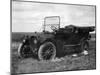 A Period Automobile Appears Stuck in the Mud, Ca. 1920.-Kirn Vintage Stock-Mounted Photographic Print