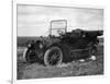 A Period Automobile Appears Stuck in the Mud, Ca. 1920.-Kirn Vintage Stock-Framed Photographic Print