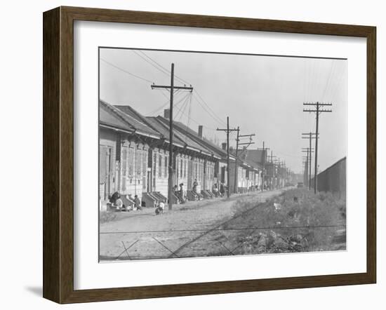 A person street in New Orleans, Louisiana, 1935-Walker Evans-Framed Photographic Print