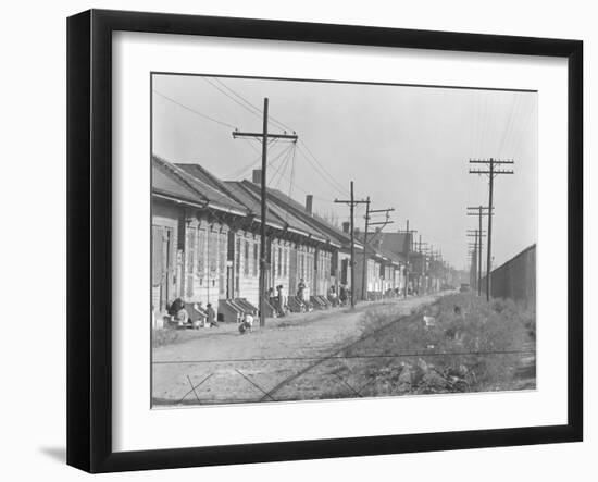 A person street in New Orleans, Louisiana, 1935-Walker Evans-Framed Photographic Print