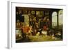 A Personification and Allegory of Sight: a Collectors Cabinet, circa 1660-School Of Antwerp-Framed Giclee Print