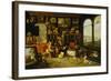 A Personification and Allegory of Sight: a Collectors Cabinet, circa 1660-School Of Antwerp-Framed Giclee Print