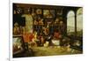 A Personification and Allegory of Sight: a Collectors Cabinet, circa 1660-School Of Antwerp-Framed Giclee Print