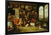 A Personification and Allegory of Sight: a Collectors Cabinet, circa 1660-School Of Antwerp-Framed Giclee Print