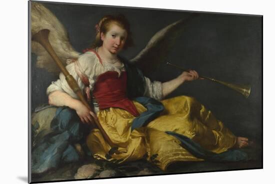 A Personification of Fame, C. 1635-Bernardo Strozzi-Mounted Giclee Print