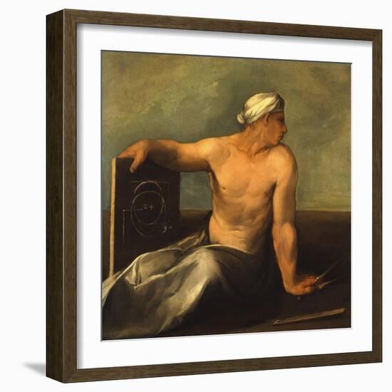 A Personification of Geometry-Dosso Dossi-Framed Giclee Print